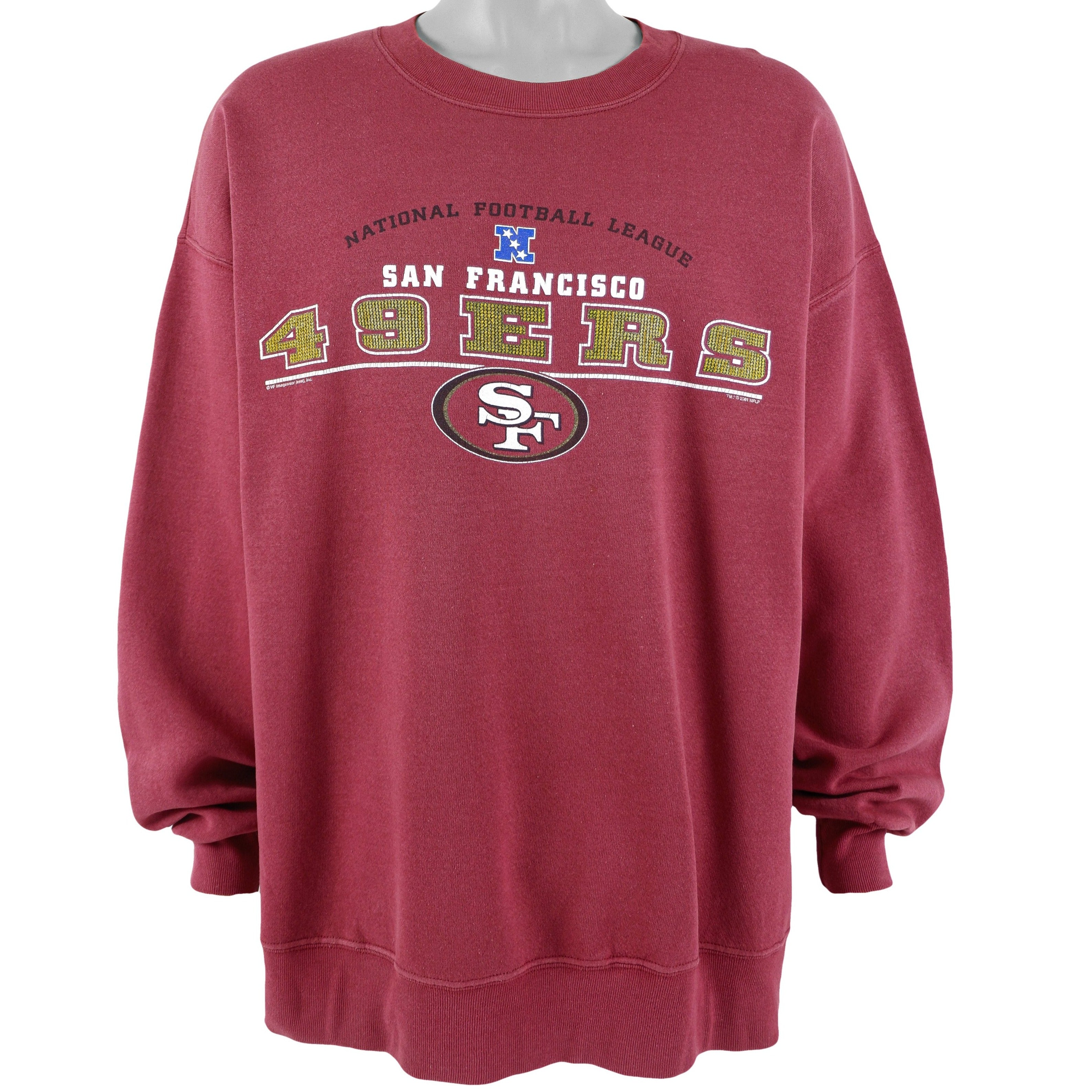 Vintage NFL (Riddell) - San Francisco '49ers' Crew Neck Sweatshirt 1998  XX-Large – Vintage Club Clothing