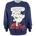 Vintage - Jusk Do It, Popeyes Gym Sweatshirt 1993 Large