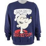 Vintage  - Popeyes Gym Crew Neck Sweatshirt 1993 Large Vintage Retro