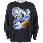 NFL - Dallas Cowboys Crew Neck Sweatshirt 1990s X-Large Vintage Retro Football