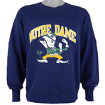 Champion - Notre Dame Fighting Irish Crew Neck Sweatshirt 1990s Medium Vintage Retro Football College