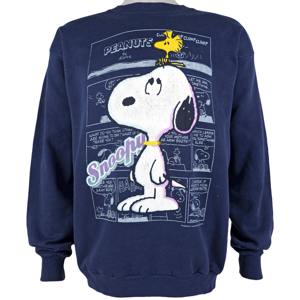 Vintage - Snoopy Crew Neck Sweatshirt 1990s Large Vintage Retro