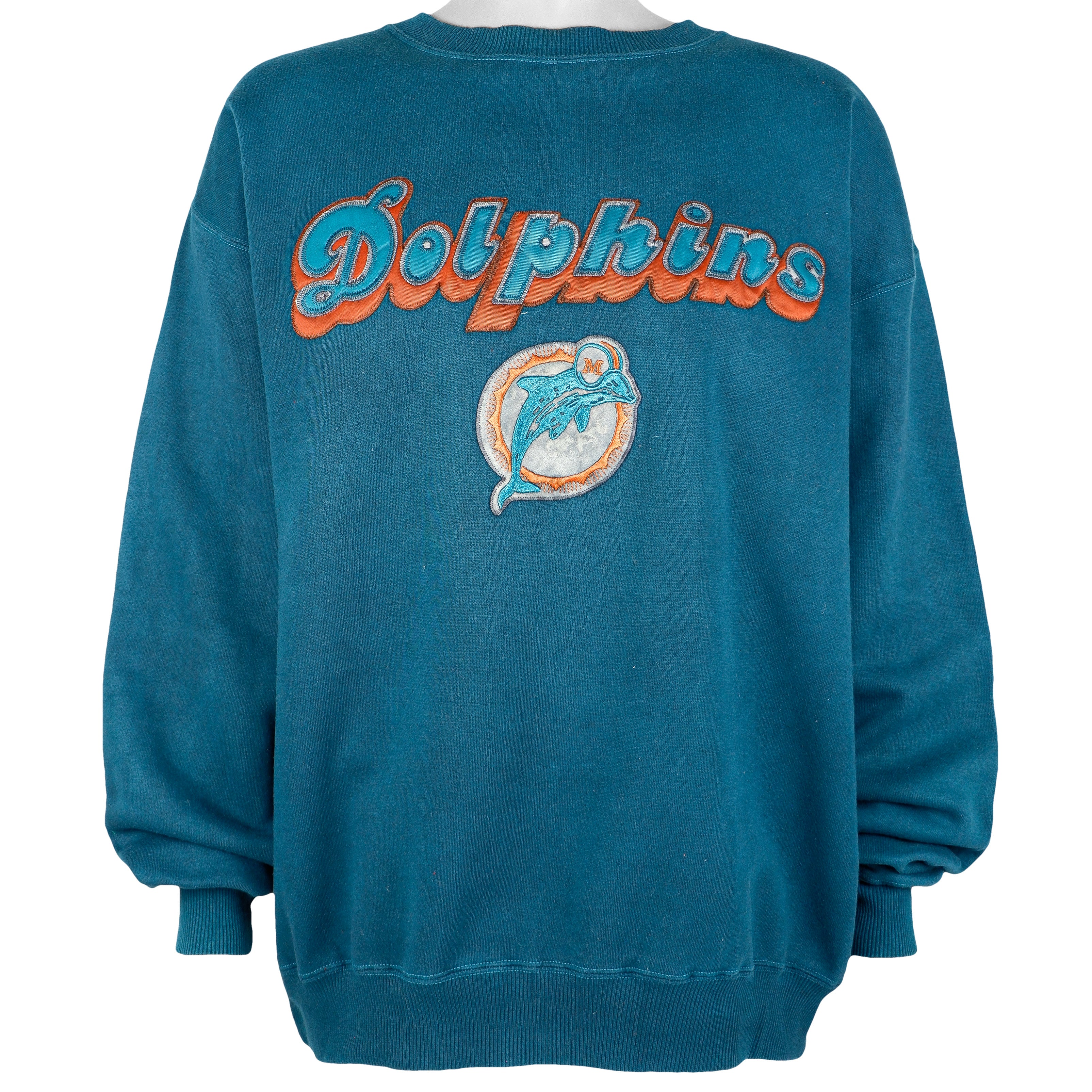 Nfl Miami Dolphins Vintage Crew Sweat in Teal