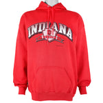 NCAA (Discus Athletic) - Indiana Hoosiers Hooded Sweatshirt 1993 X-Large Vintage Retro Basketball College 