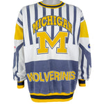 NFL - Michigan Wolverines Crew Neck Sweatshirt 1990s Large Vintage Retro Football
