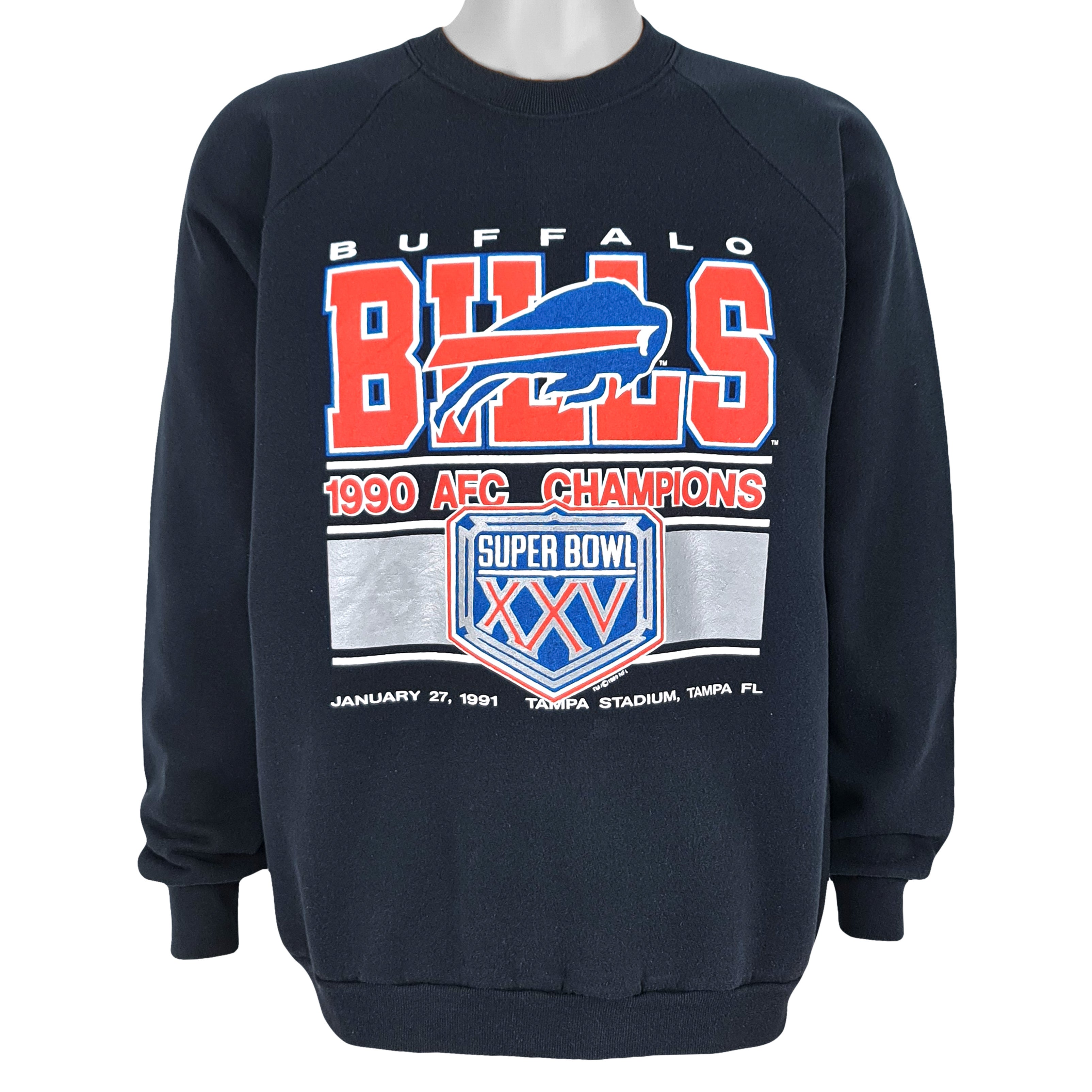 Sweater Buffalo Bills Super Bowl Xxv 1990 Afc Champions