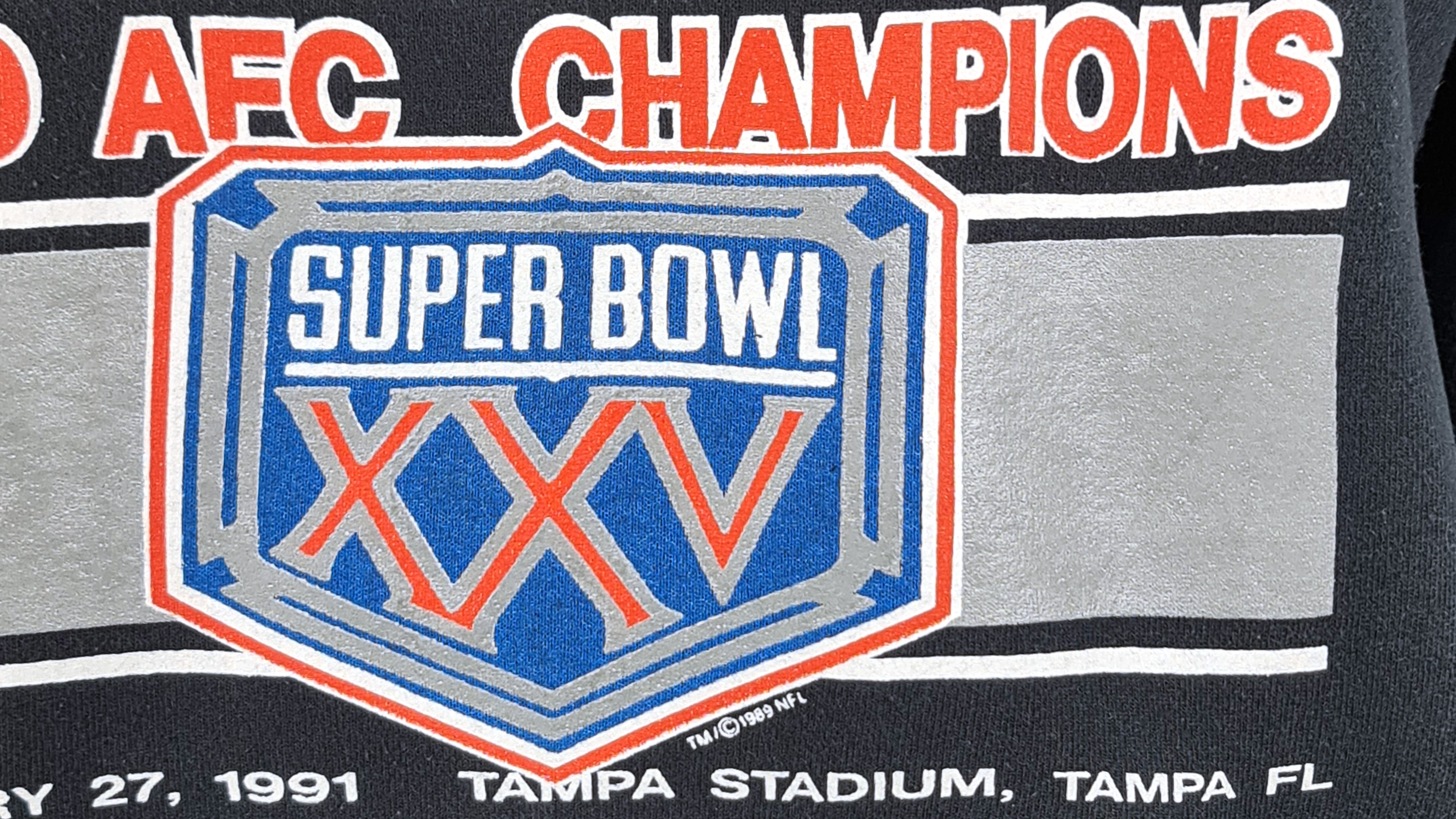 Sweater Buffalo Bills Super Bowl Xxv 1990 Afc Champions