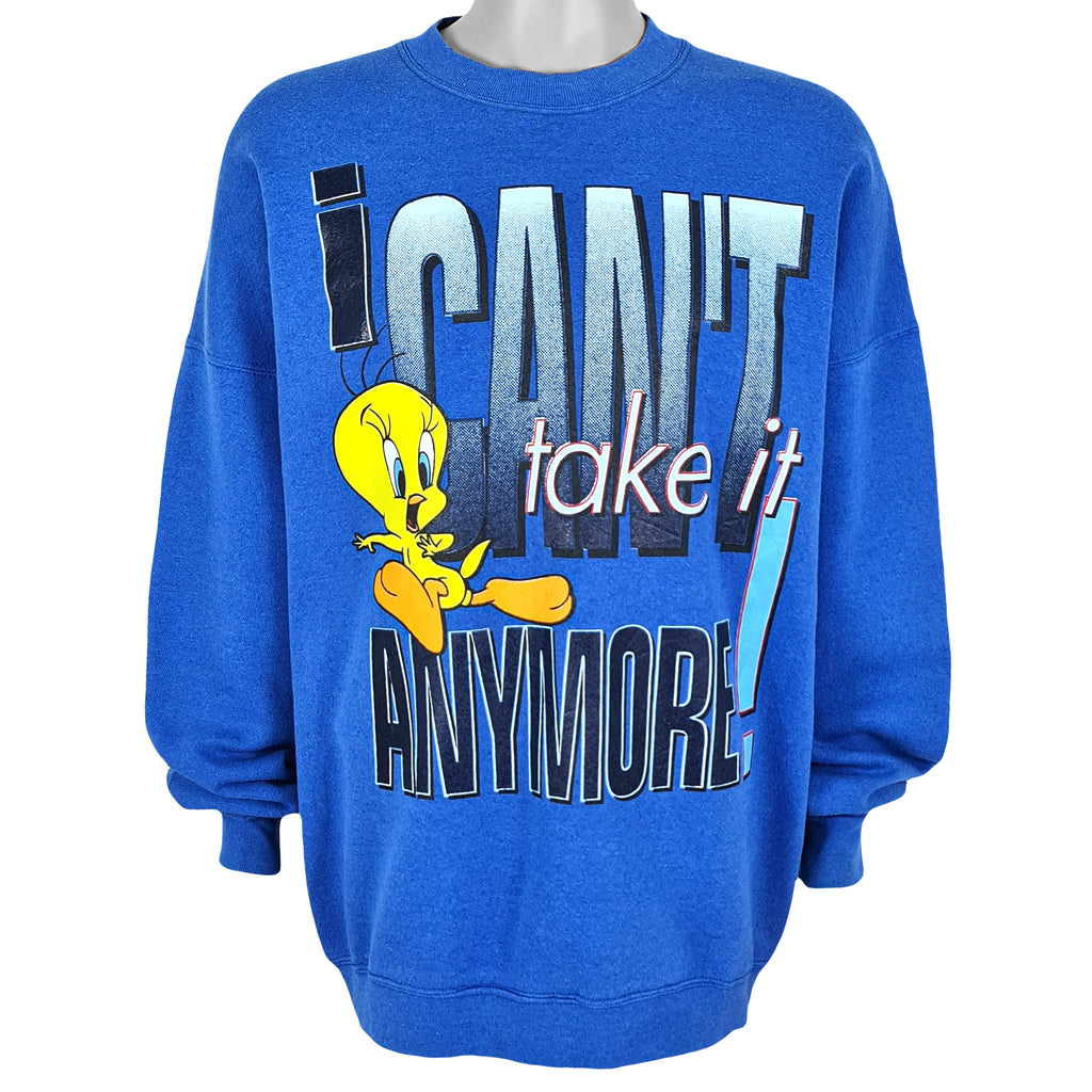 Looney Tunes - Tweety, I Cant Take It Anymore Sweatshirt 1995 XX-Large Vintage Retro