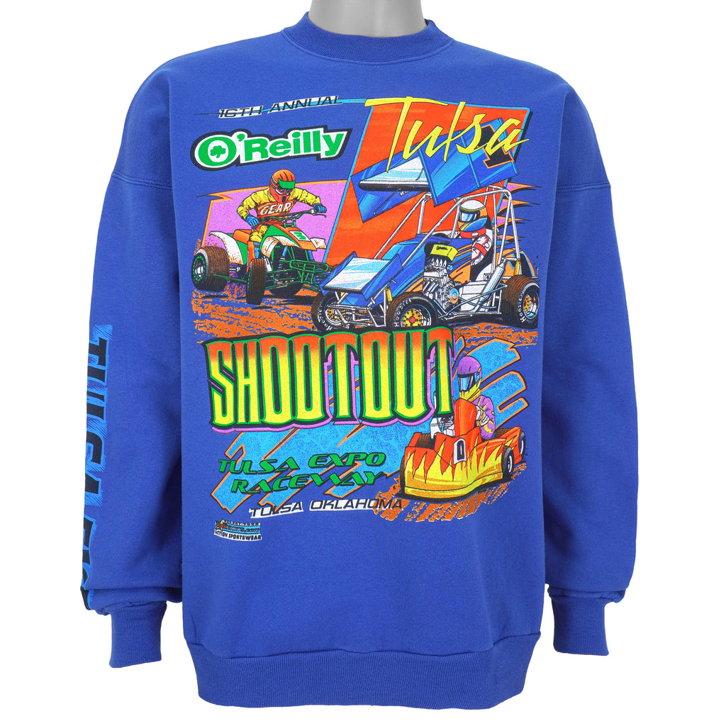 Vintage (Hanes) - Tulsa Shootout Expo Crew Neck Sweatshirt 2001 X-Large Vintage Retro