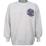 Looney Tunes - Tasmanians Devils I Dont Do Morning Spell-Out Sweatshirt 1991 Large Vintage Retro