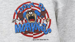 Looney Tunes - Tasmanians Devils I Dont Do Morning Spell-Out Sweatshirt 1991 Large Vintage Retro