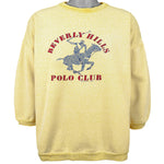 Vintage - Yellow Beverly Hills, Polo Club Sweatshirt 1982 XX-Large Vintage Retro