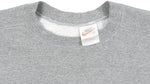 Nike - Grey Classic Crew Neck Sweatshirt 1990s X-Large Vintage Retro