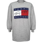 Tommy Hilfiger - Tommy Jeans Spell-Out Crew Neck Sweatshirt 1990s X-Large