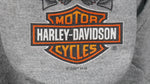 Harley Davidson - Twin Cities Spell-Out Zip-Up Sweatshirt 2007 X-Large Vintage Retro