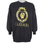 Vintage - Black and Gold Caesars Spell-Out Sweatshirt X-Large