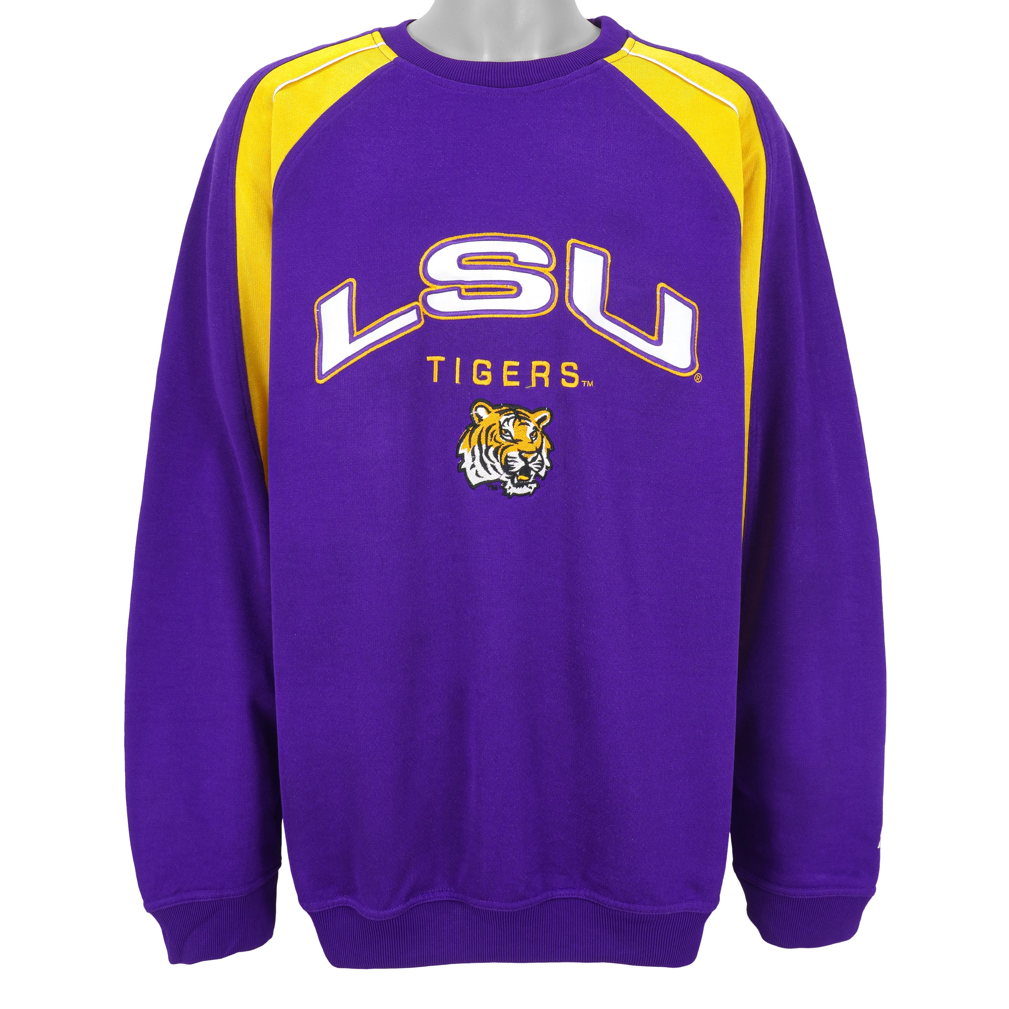 Vintage Purple + Yellow Starter LSU Tigers Coat - Extra Large