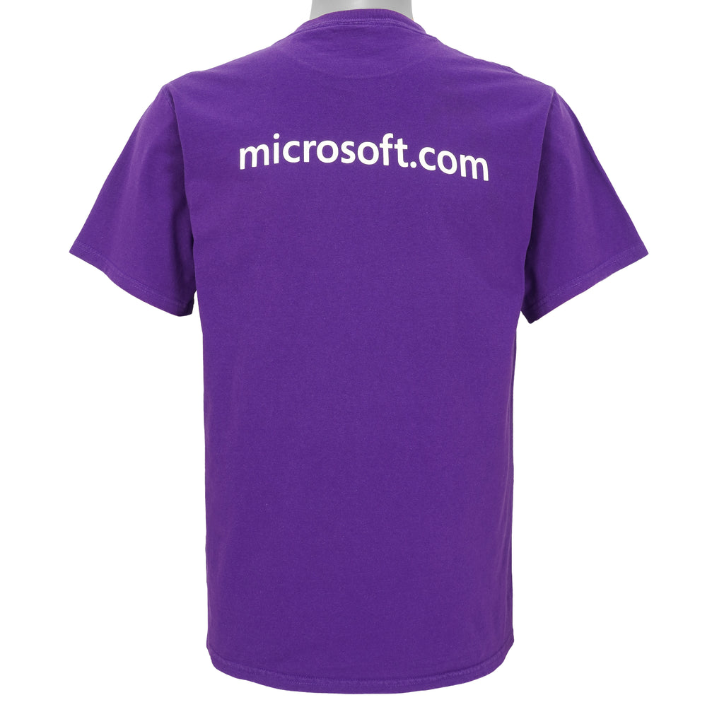 Vintage - Microsoft Spell-Out T-Shirt 1990s Medium Vintage Retro