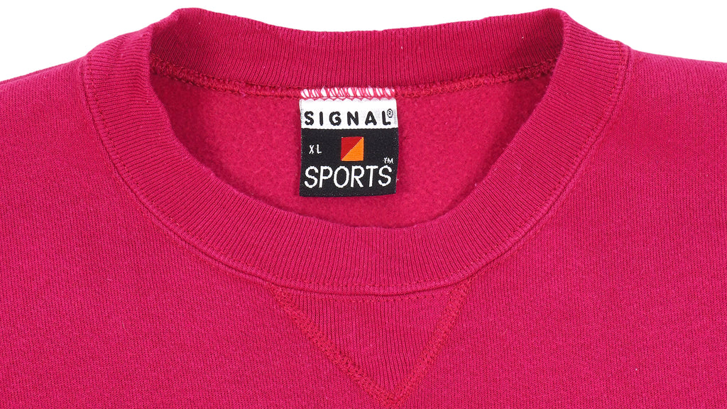 Looney Tunes (Signal Sport) - Tweety Embroidered Crew Neck Sweatshirt 1995 X-Large Vintage Retro