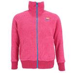 Nike - Pink Sherpa Zip-Up Sweatshirt 2000s Medium