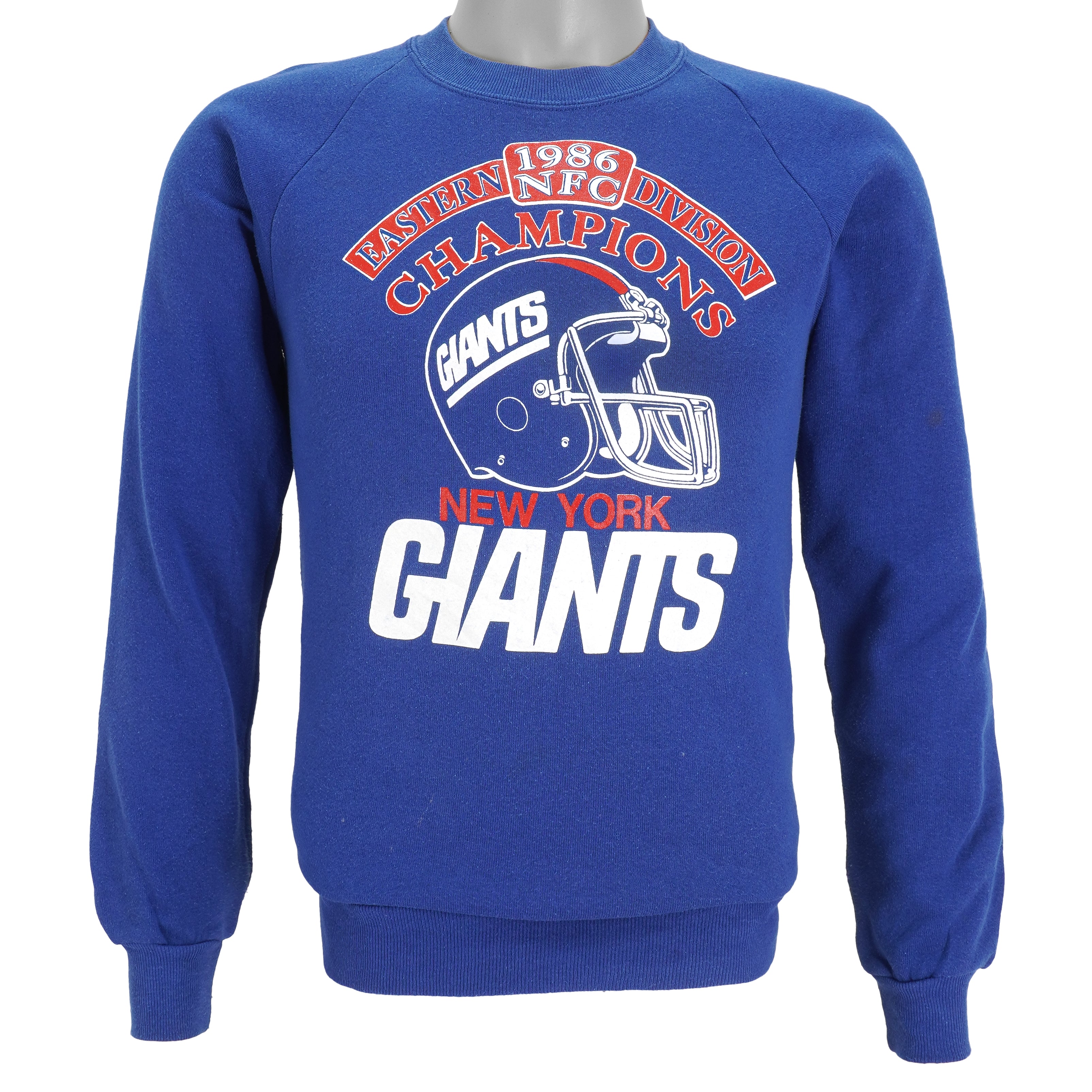 Vintage NFL (Jerzees) - New York 'Giants' Spell-Out Sweatshirt 1986 Small