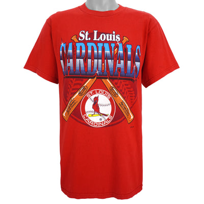 VTG 90s Mark McGwire St Louis Cardinals 62 Home Runs Gray T-Shirt Size M