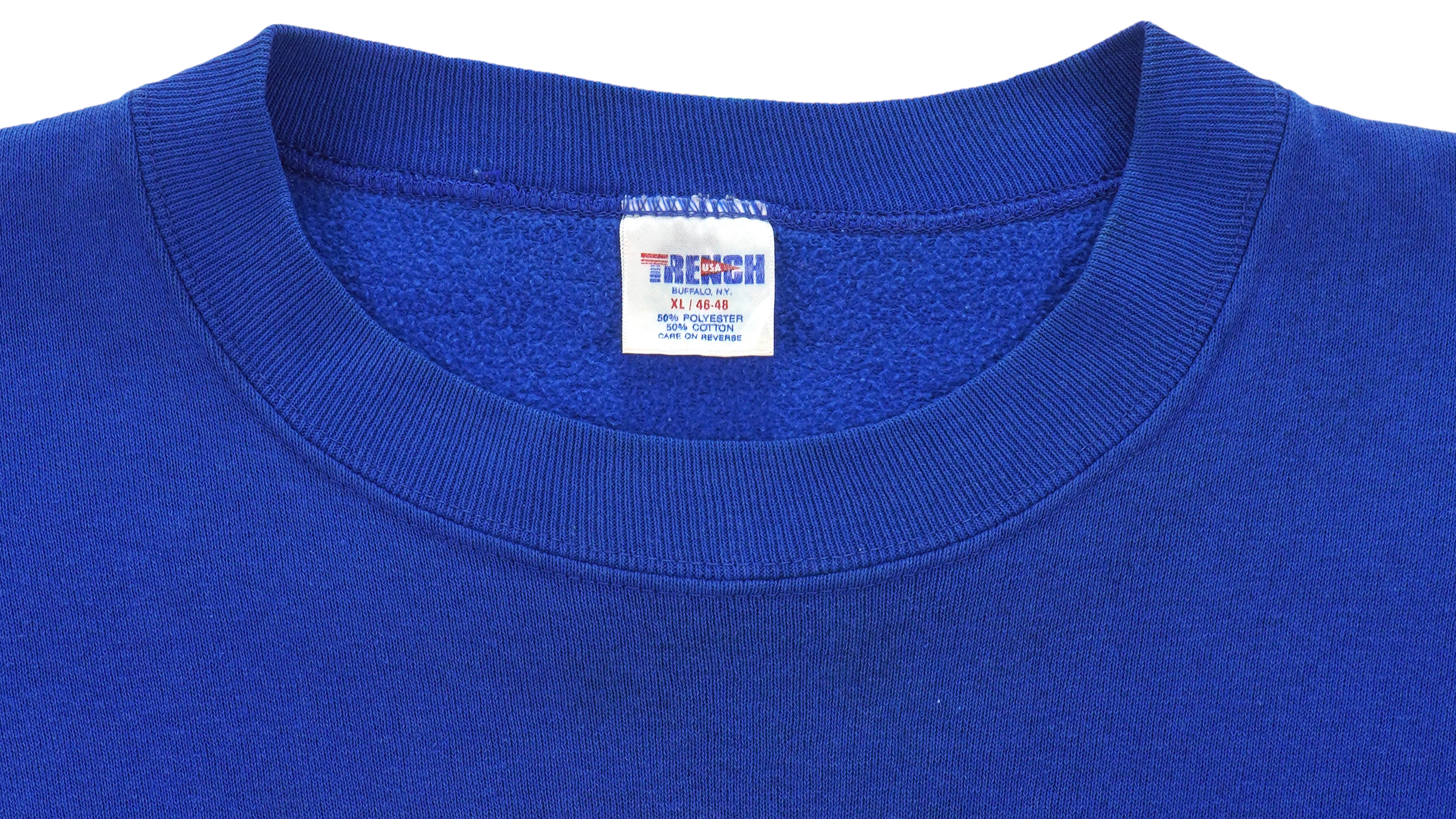 Vintage Trench tag Buffalo Bills 1991 AFC Champs crew neck sweatshirt Sz XL  |