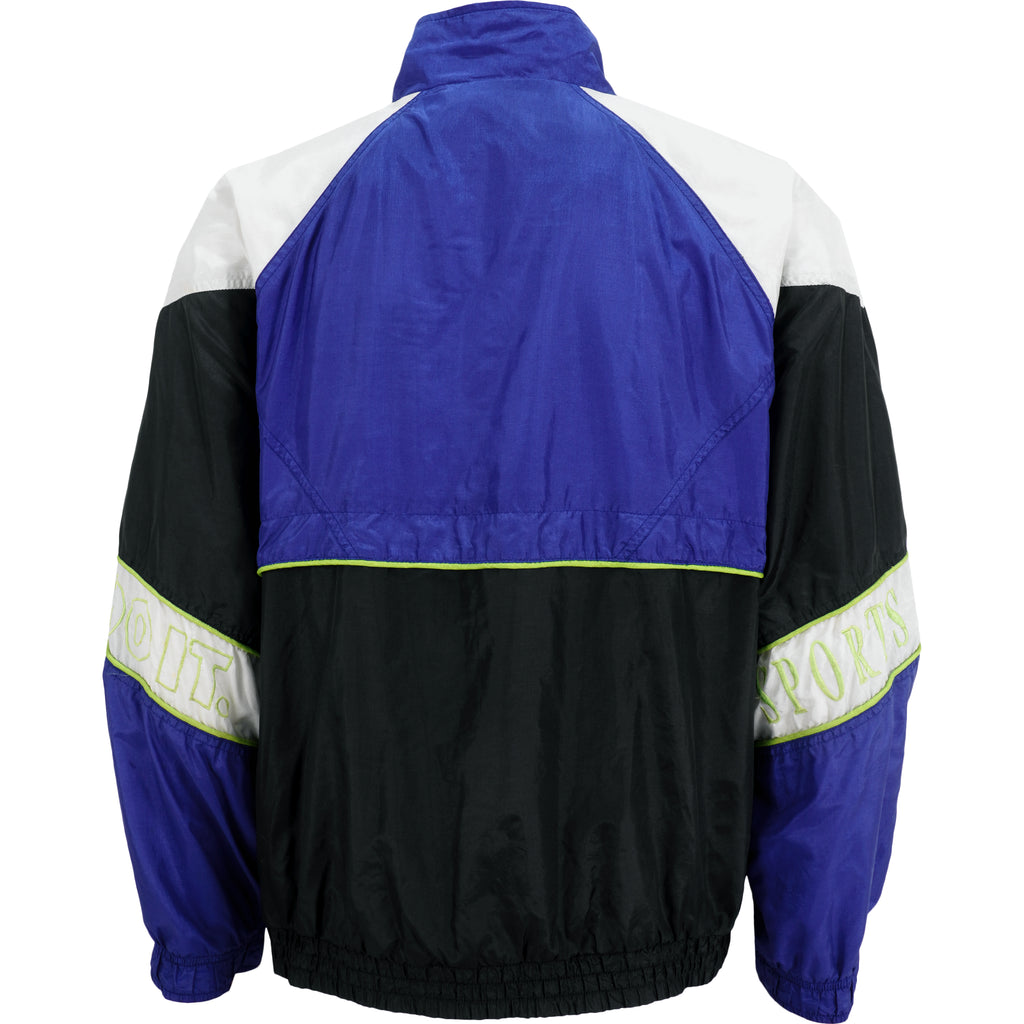 Nike  - Colorblock Zip-Up Windbreaker 1990s Large Vintage Retro