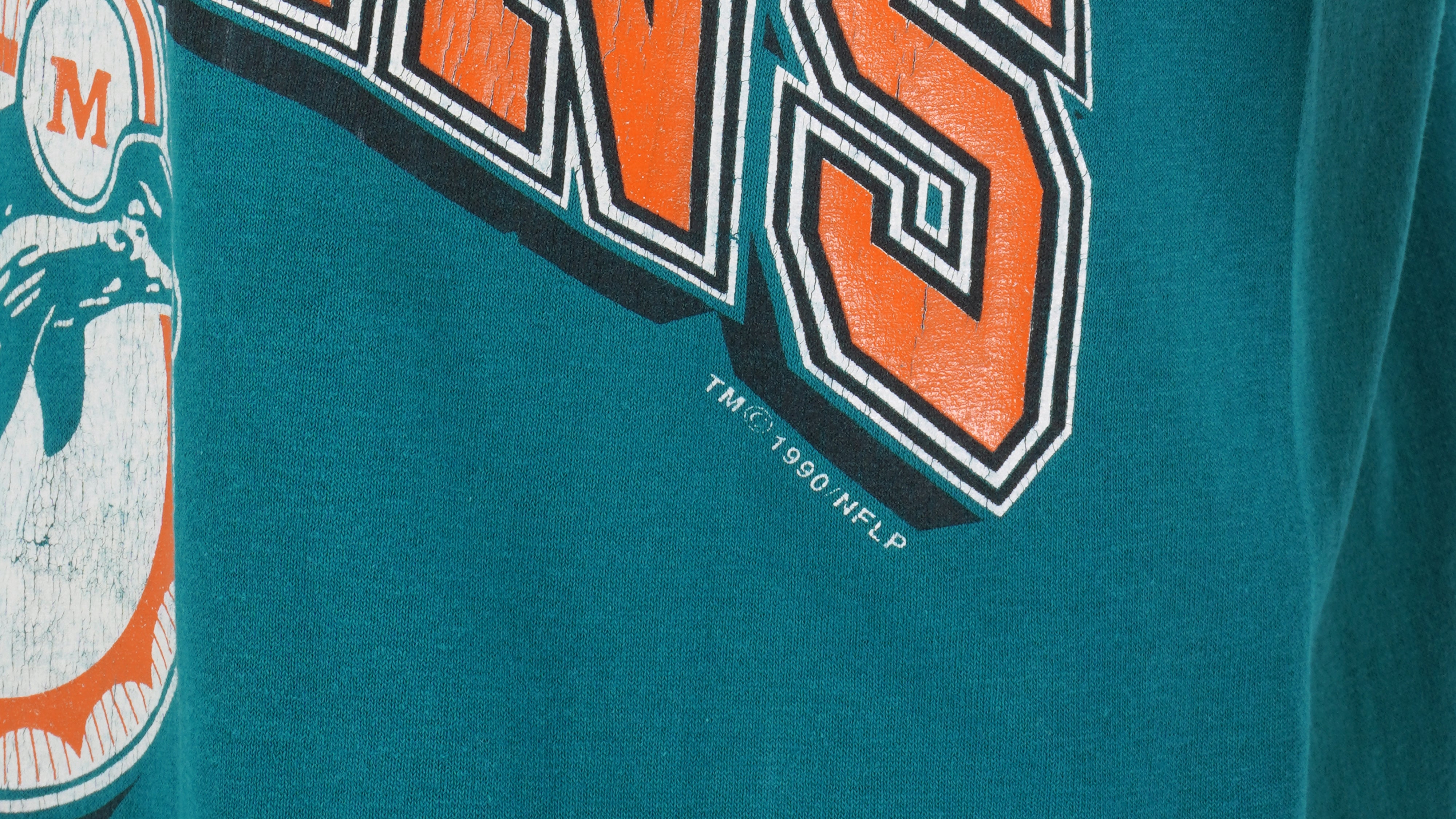 Vintage Miami DOLPHINS Jersey by CCM / Miami Dolphins T-shirt