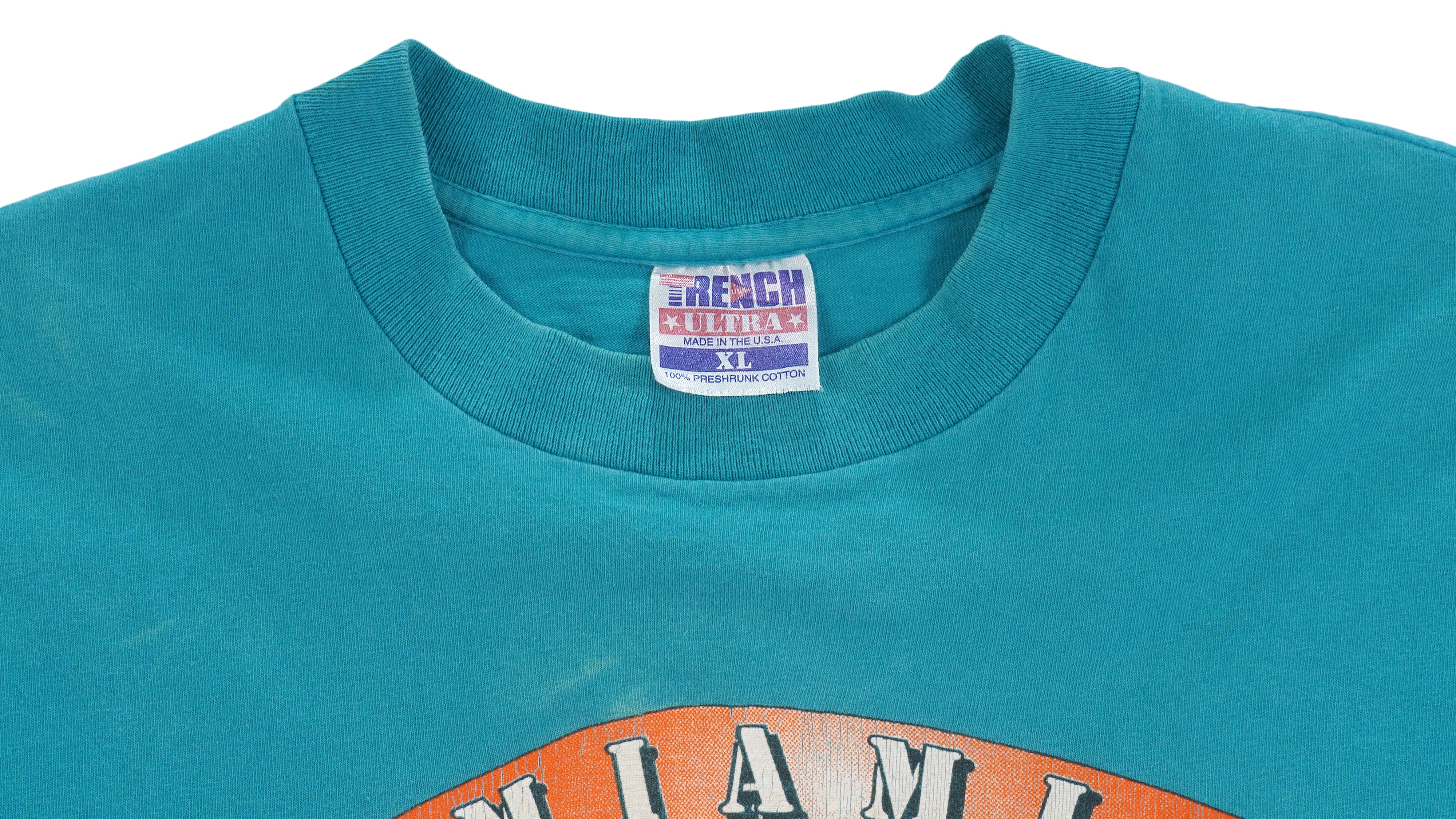 Miami Dolphins Vintage Nfl Football T Shirt by Trench Made in 