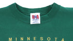 NHL (USA Sport Club) - Minnesota Wild Embroidered Crew Neck Sweatshirt 1990s X-Large Vintage Retro Hockey