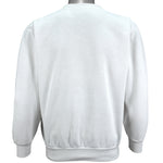 Reebok - White Spell-Out Crew Neck Sweatshirt 1990s Medium Vintage Retro