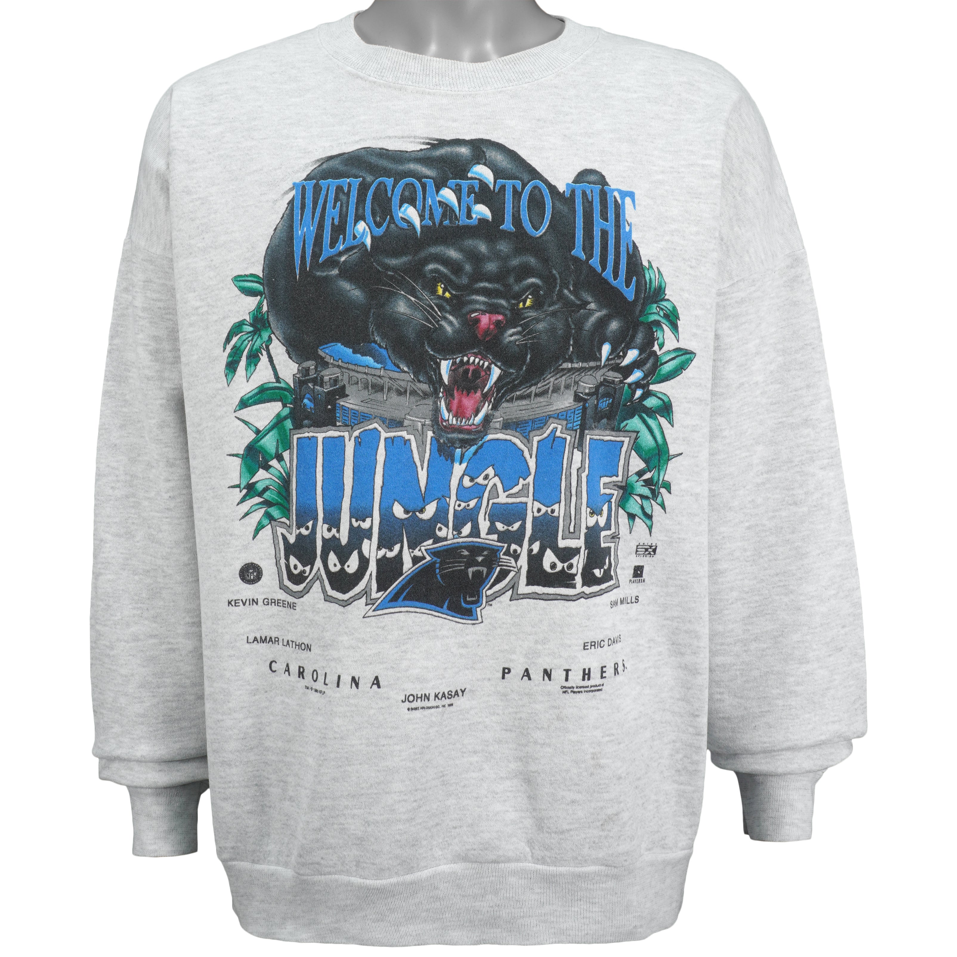 Vintage NFL (Hummer) - Carolina Panthers X Animal Crew Neck