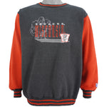 NFL (Logo 7) - Wisconsin Badgers Embroidered Crew Neck Sweatshirt 1990s Large Vintage Retro