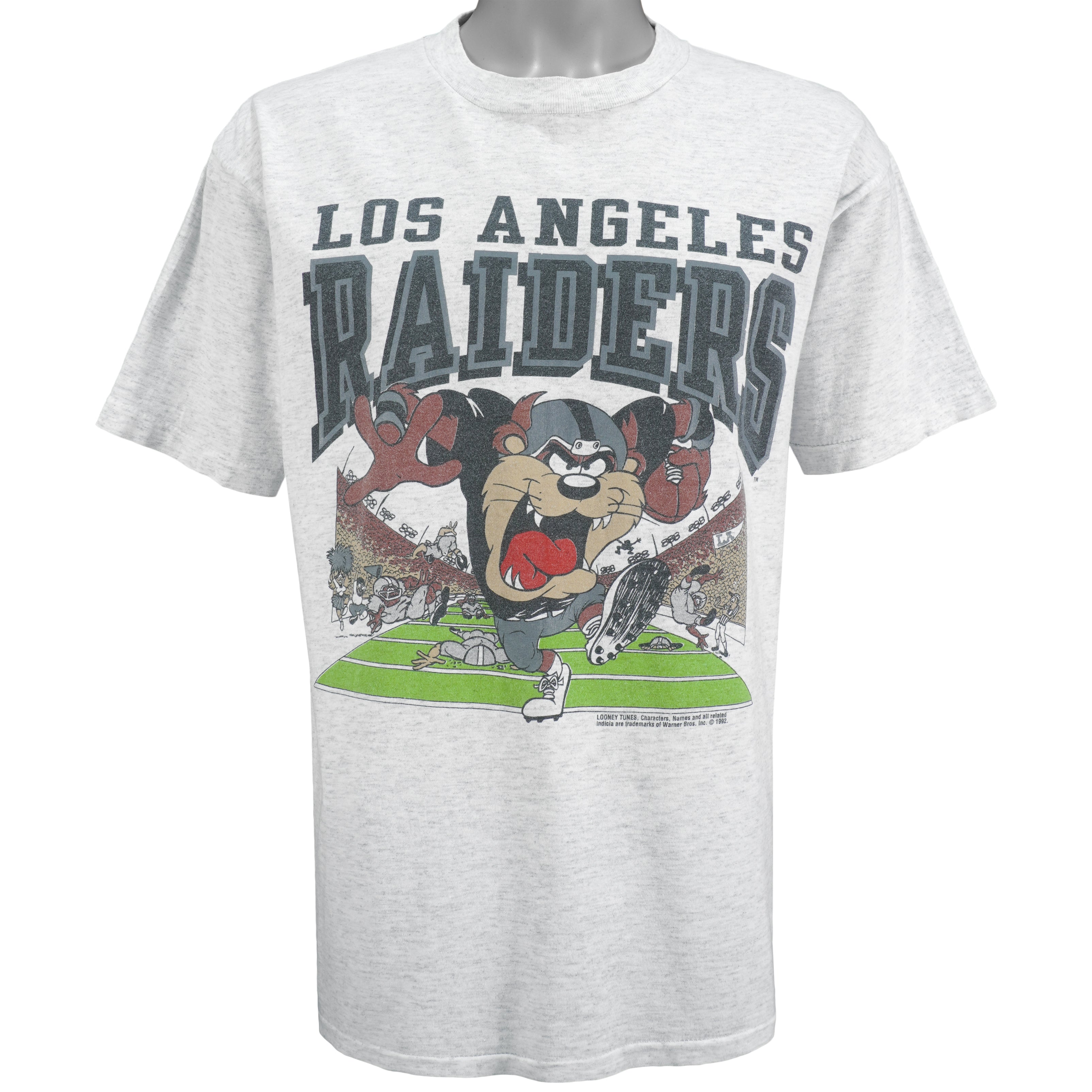 Vintage NFL - Los Angeles Raiders x Looney Tunes T-Shirt 1993 X-Large