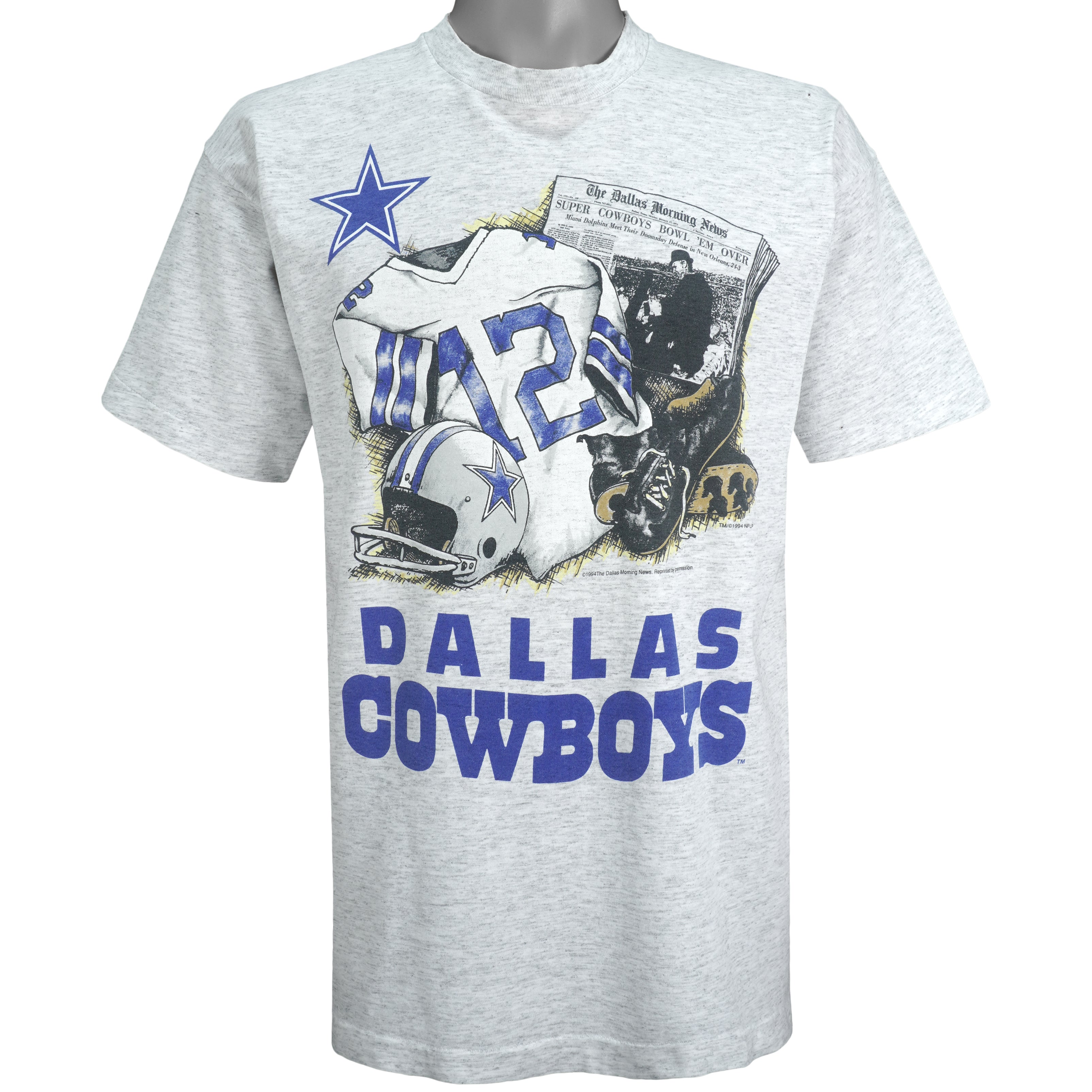 Dallas Cowboys Shirt Vintage 1994 NFL Cowboys Football T-Shirt