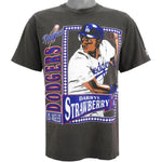 1991 Darryl Strawberry Los Angeles Dodgers Salem Big Face MLB T