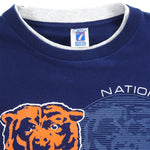 NFL (Logo 7) - Chicago Bears Big Logo T-shirt 1990s X-Large Vintage Retro Football