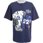 NFL (Nutmeg) - Dallas Cowboys Spell-Out T-Shirt 1993 X-Large