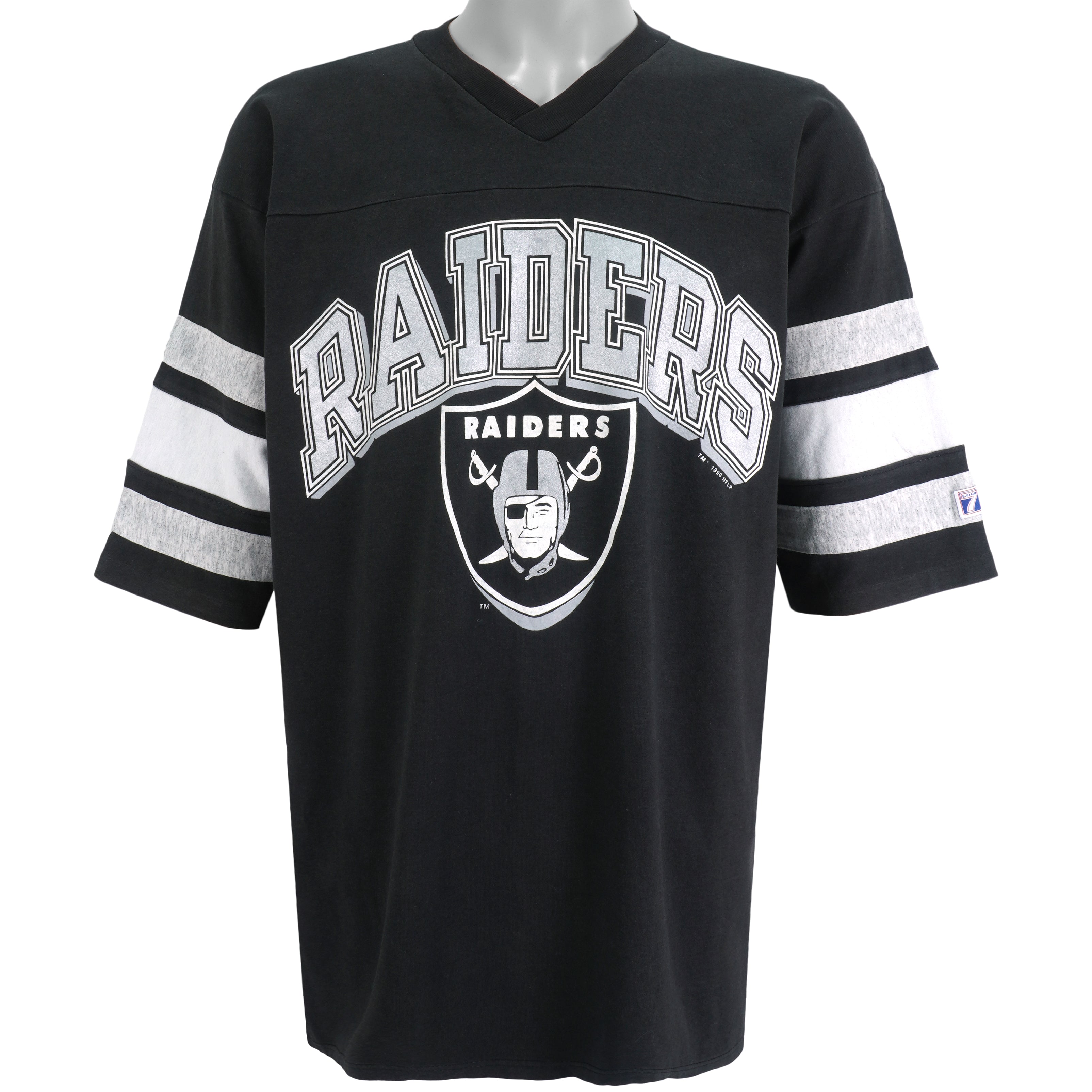 Vintage Los Angeles Raiders Starter Pin Stripe Football Jersey