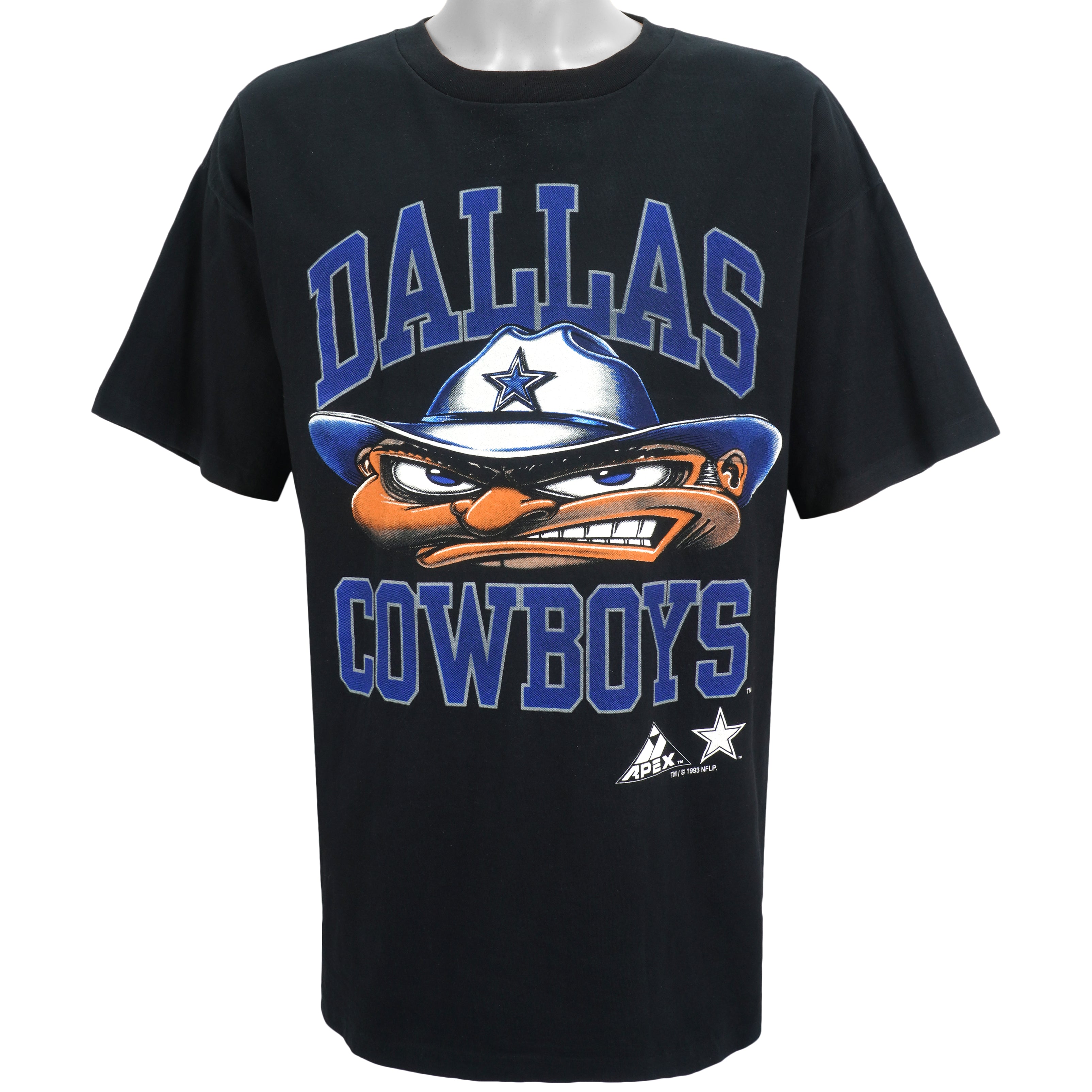 VINTAGE DALLAS COWBOYS 1993 SUPER CHAMPIONS APEX ONE TEE - Primetime