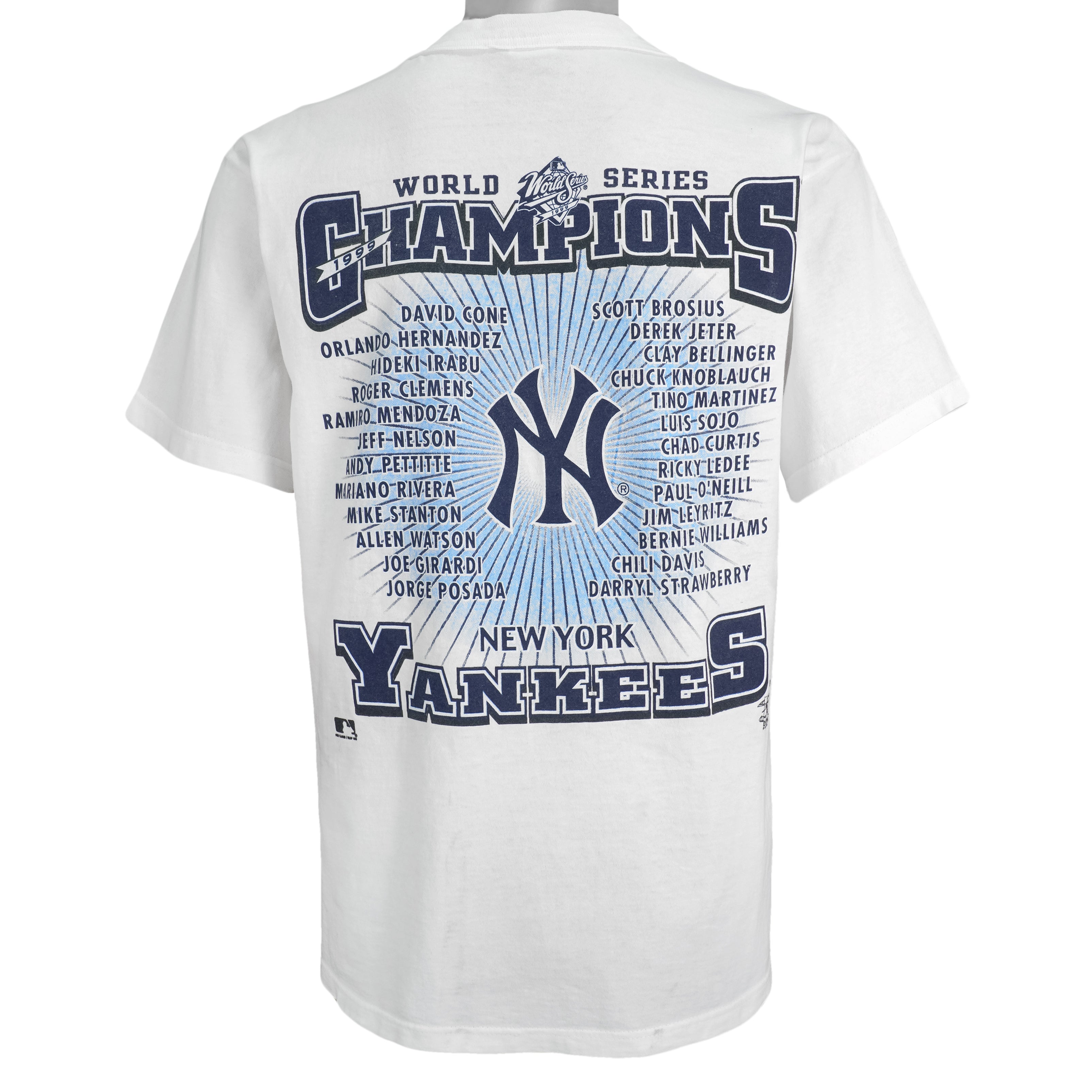 Buy MLB New York Yankees Jersey Vintage Baseball T-shirt 90s Hip