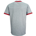 Nike - Grey Big Red Logo T-Shirt 1990s X-Large Vintage Retro 