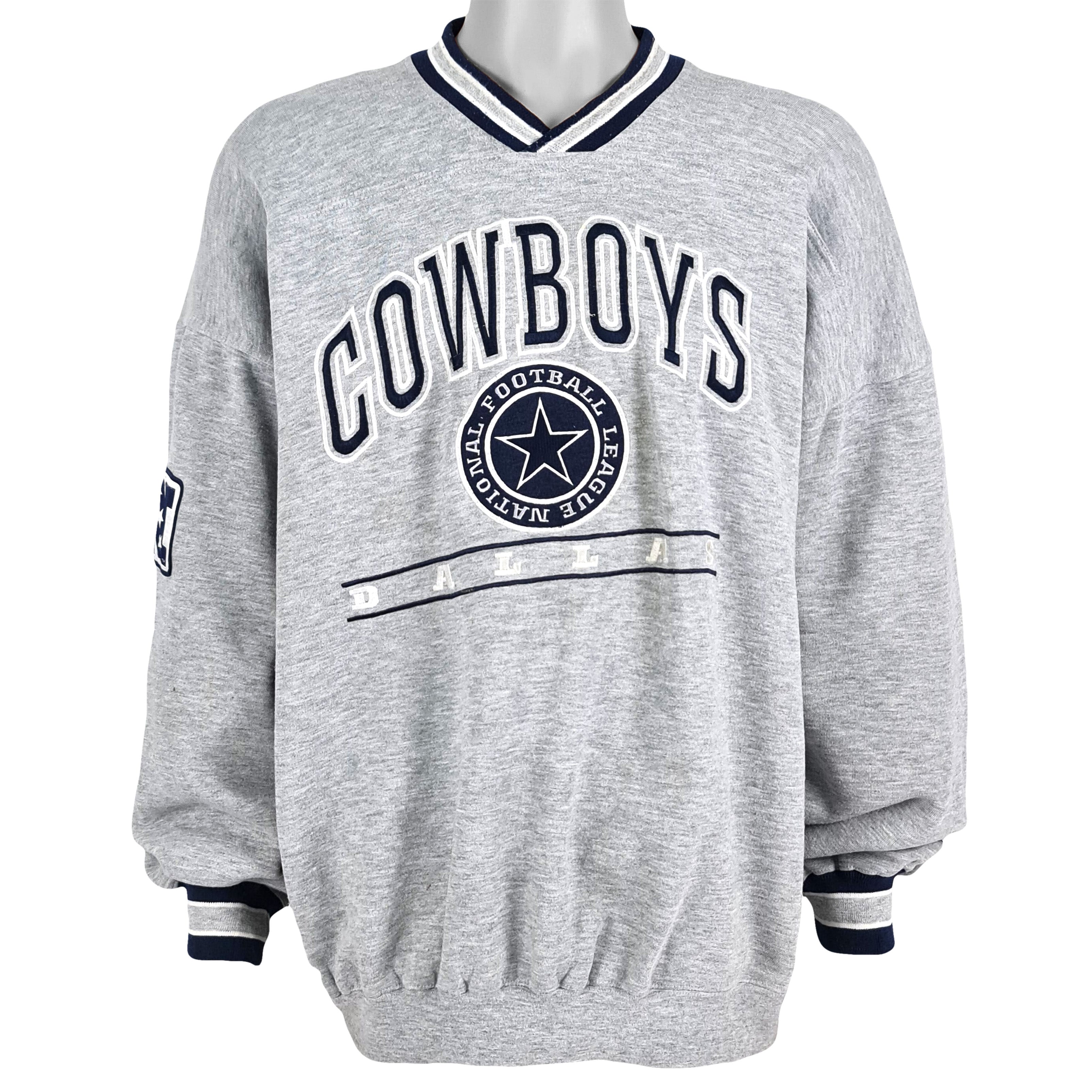 Dallas Cowboys Nutmeg Lee Sports Sweatshirt Cotton Blend 