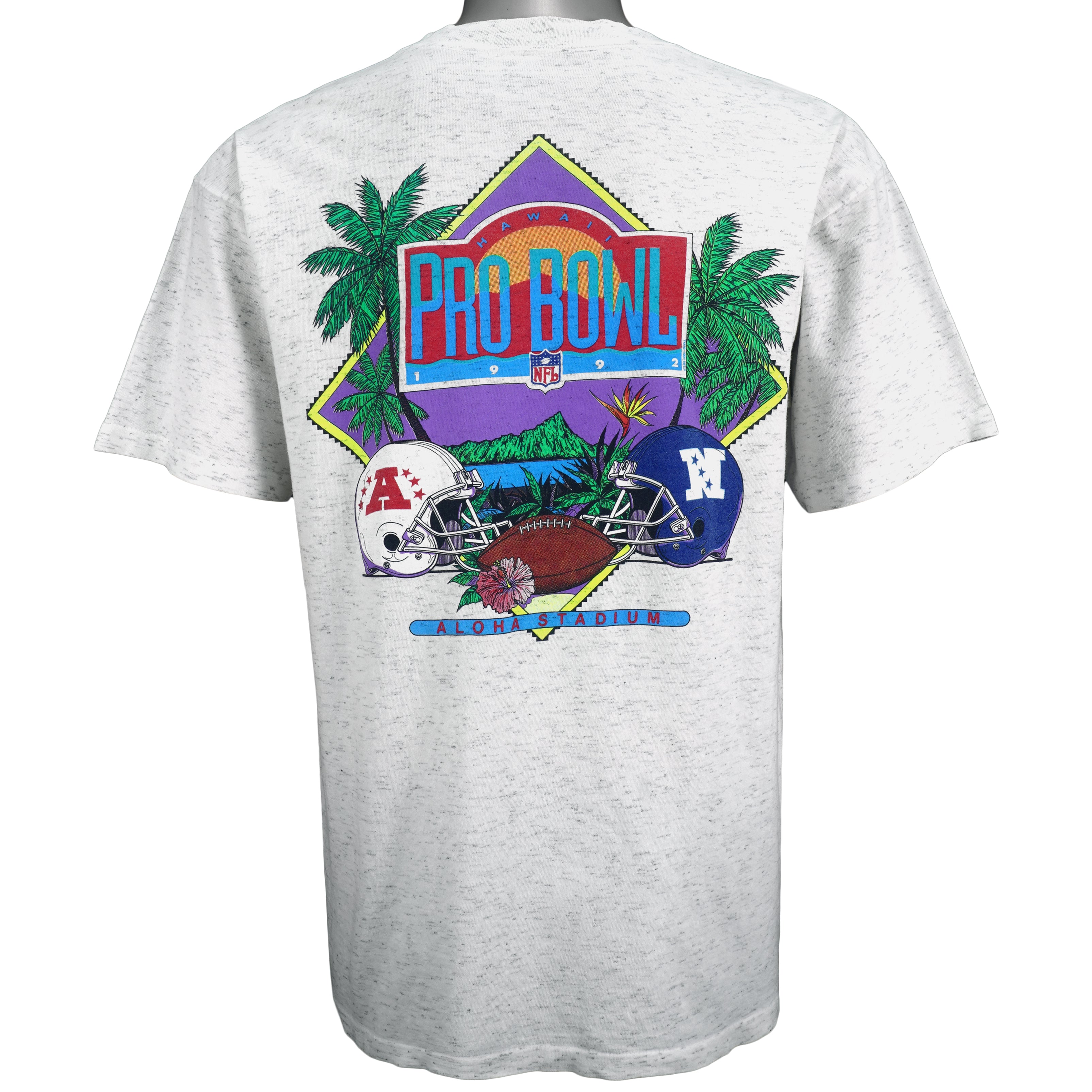 Vintage 1991 NFL Hawaii Pro Bowl Single Stitch T Shirt White