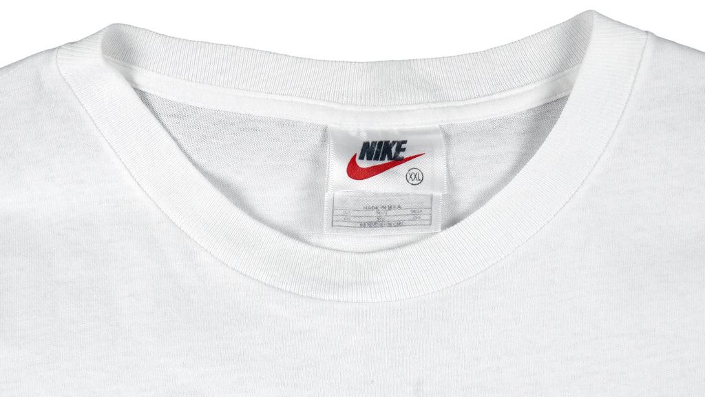 Nike - White Classic T-Shirt 1990s XX-Large Vintage Retro