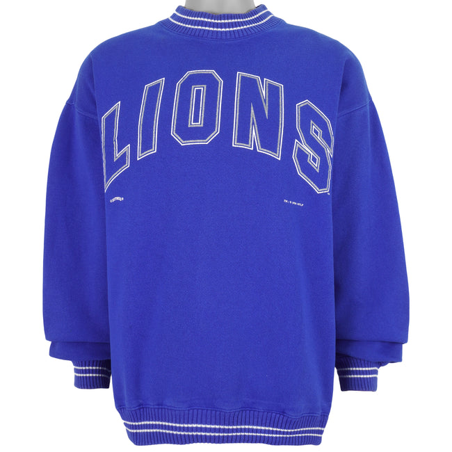 1994 NFLP Snoopy Detroit Lions Reverse Weave Crewneck 