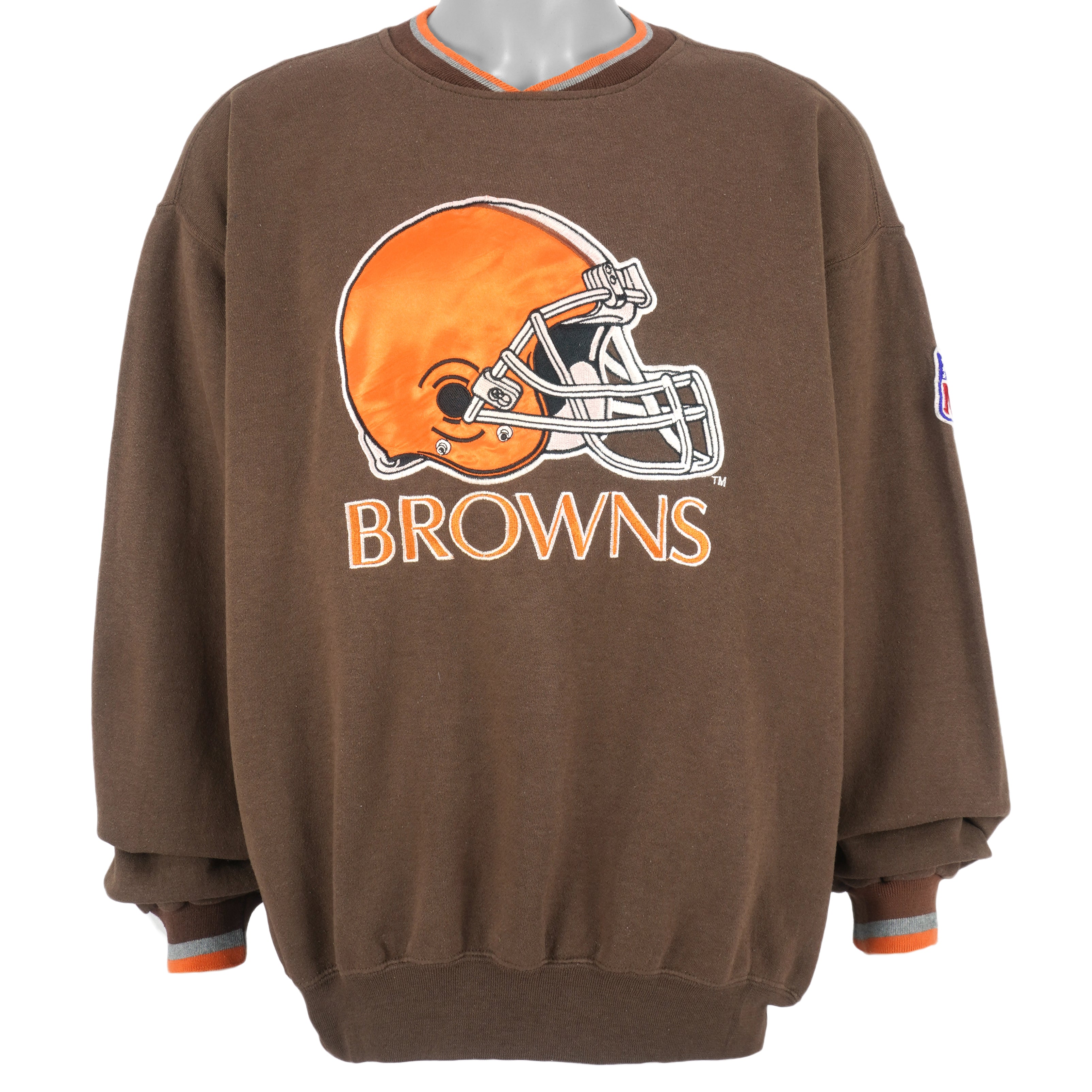 Vintage NFL (Hanes) - 'Cleveland Browns' Crew Neck Sweatshirt 1994 X-Large  – Vintage Club Clothing