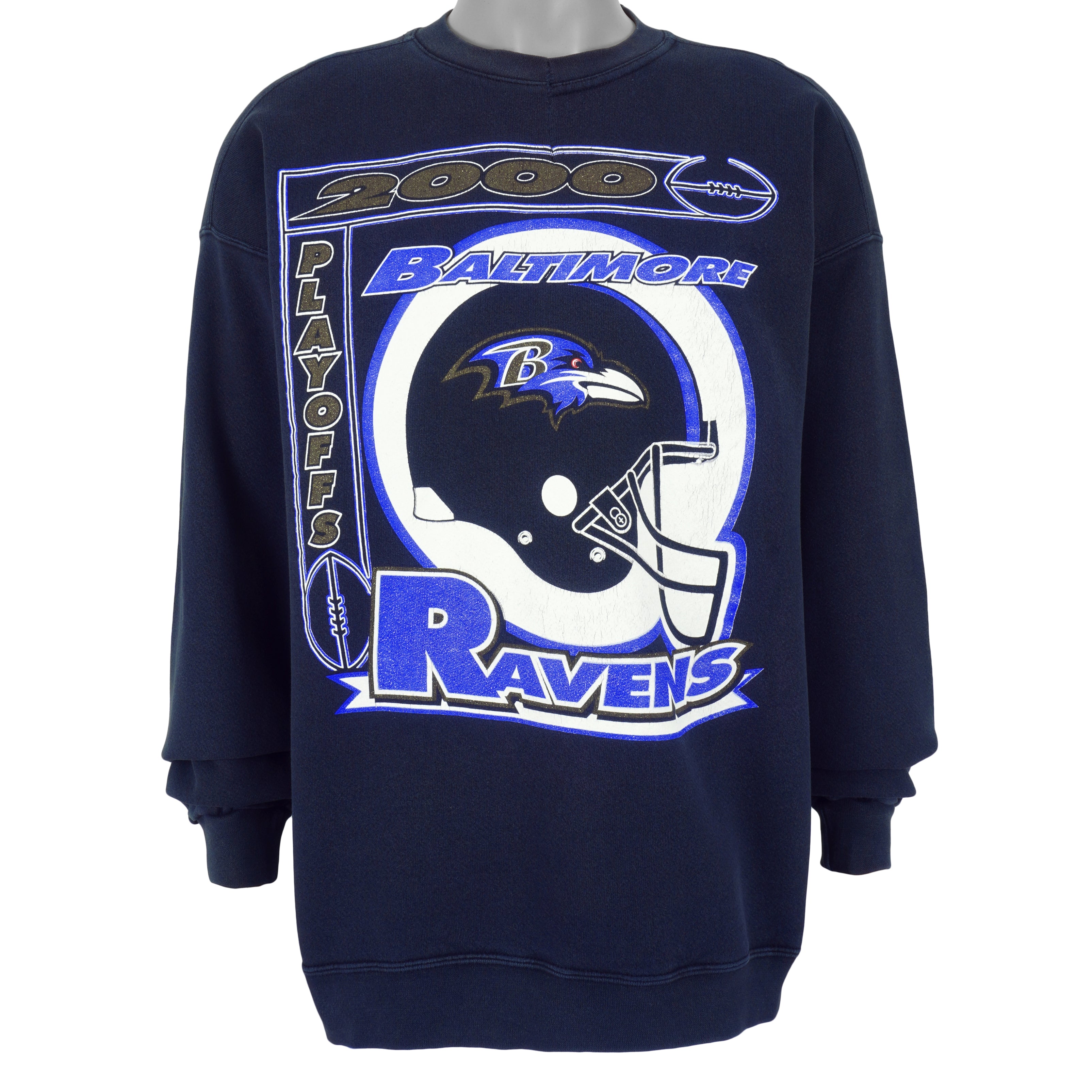 Vintage NFL Baltimore Ravens Crewneck Sweatshirt Print Logo -   Finland