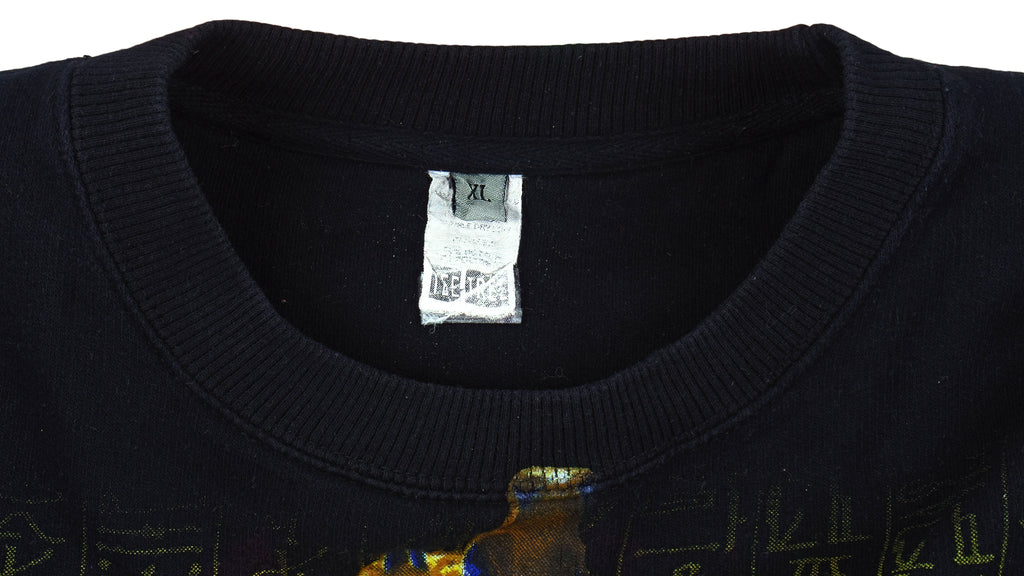 Vintage (Tee Tree) - King Tutankhamun Pharaoh Crew Neck Sweatshirt X-Large